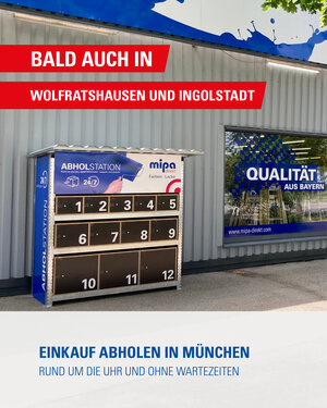 Mipa Direkt Abholstation München - bald auch in Wolfratshausen und Ingolstadt