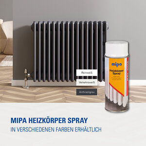 Mipa Heizkörperspray – in verschiedenen Farben erhältlich