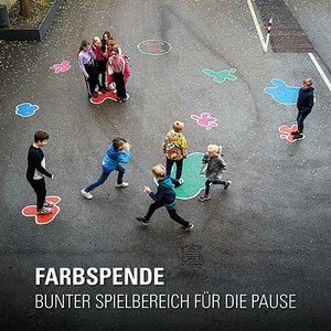Farbspende an die Grund- und Mittelschule Ergolding