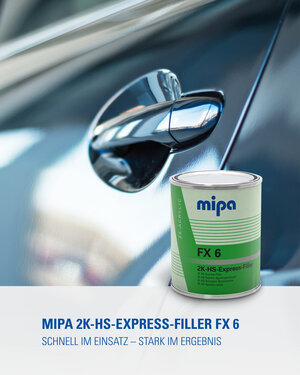 Mipa 2K-HS-Express-Filler FX 6 - Schnell im Einsatz - Stark im Ergebnis